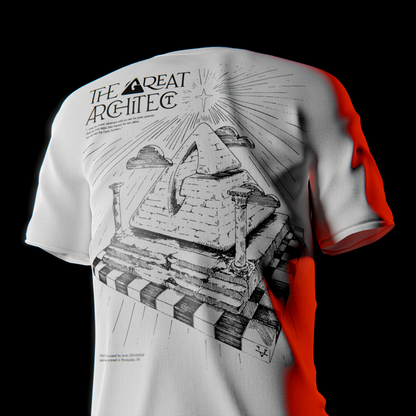 TS003 — "The Great Architect" tee-shirt