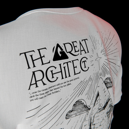 TS003 — "The Great Architect" tee-shirt